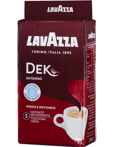 پودر قهوه لاوازا (لاواتزا) دک اینتنسو Lavazza Dek Intenso 250g