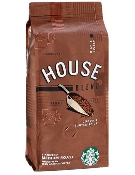 دانه قهوه استارباکس هاوس بلند Starbuks House Blend 250g