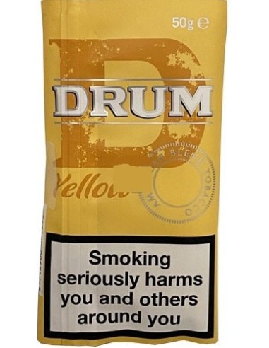 توتون سیگارپیچ درام زرد (طلایی) Drum Yellow اصل