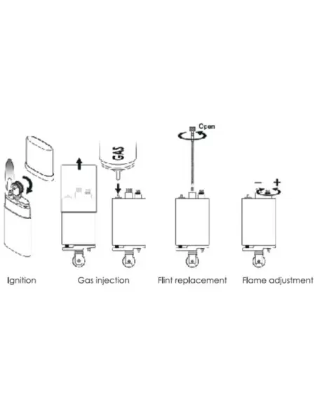 فندک ساروم Sarome SF12-02