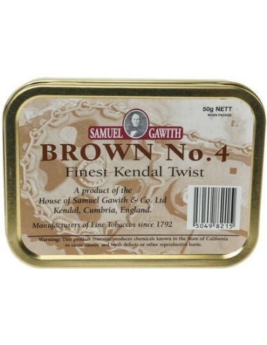 توتون پیپ ساموئل Samuel Gawith Brown No. 4 اصل