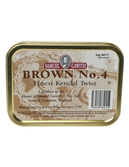 توتون پیپ ساموئل Samuel Gawith Brown No. 4 اصل