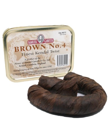 توتون پیپ ساموئل Samuel Gawith Brown No. 4 اصل