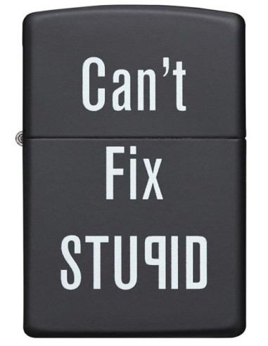 فندک زیپو مدل Zippo 28664 (Cant Fix Stupid)