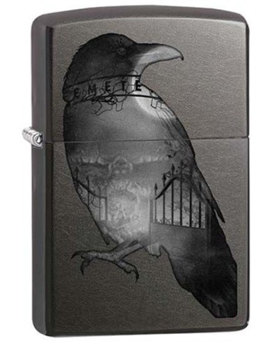 فندک زیپو مدل Zippo 29407 (Raven &amp Cemetary)