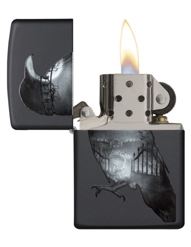 فندک زیپو مدل Zippo 29407 (Raven &amp Cemetary)