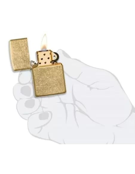 خرید فندک زیپو Zippo 49477 (Tumbled Brass)