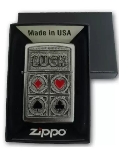 فندک زیپو مدل Zippo 2004515 (Luck Cards 3D)