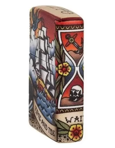 خرید فندک زیپو (Zippo 49532 (Nautical Tatto Design