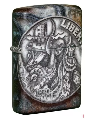 خریدفندک زیپو (Zippo 49434(Original Zippo Pirate Coin Design