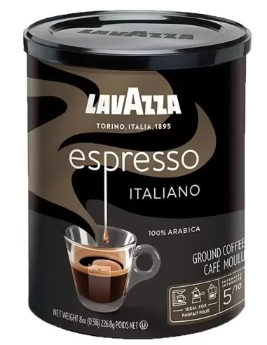 خرید پودر قهوه لاوازا اسپرسو ایتالیانو مشکی Lavazza Espersso Italiano Black