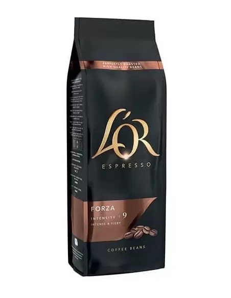 خرید دانه قهوه لر اسپرسو فورزا L’OR espresso forza beans