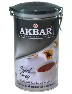 خرید چای اکبر ارل گری قوطی فلزی Akbar Earl Grey 450gr اصل