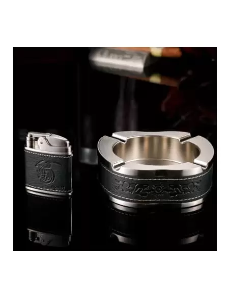 ست هدیه فندک و زیرسیگاری مدل ASHN-778