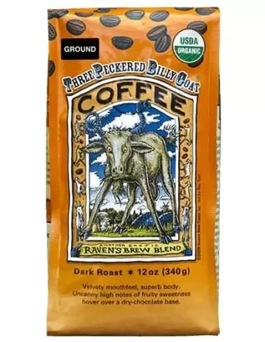خرید پودر قهوه راونز برو Raven's Brew Three Peckered Billy Goat 340gr