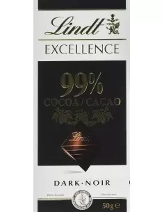خرید شکلات تلخ اکسلنس 99% لینت Lindt Excellence Dark 99% Chocolate