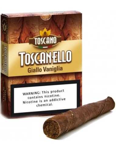 سیگار برگ (سیگارلو) توسکانلو Toscano Toscanello Giallo Vaniglia (بسته 5 نخی)