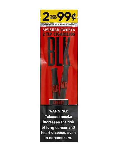 سیگار برگ (سیگاریلو) Swisher Sweets BLK Cherry (بسته 2 نخی)