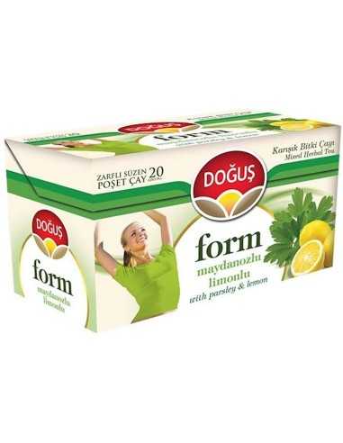 خرید چای لاغری لیمو و جعفری فرم دوغوش Dogus Form Cayi Maydonozlu Limonlu
