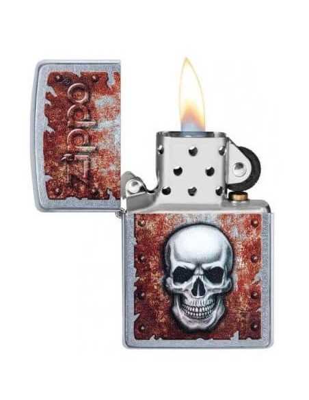 فندک زیپو جمجمه زنگ زده Zippo 29870 (Rusted Skull Design)