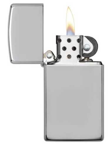 فندک زیپو مدل Zippo 1610 (Slim Hi Pol Chrome)