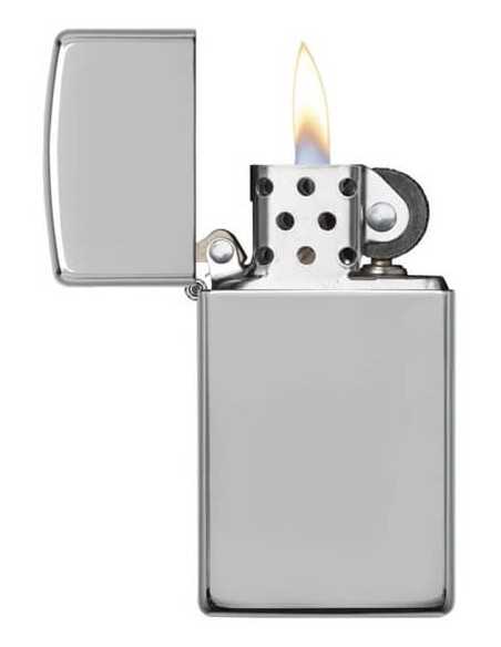 فندک زیپو مدل Zippo 1610 (Slim Hi Pol Chrome)