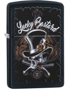 خرید فندک زیپو کلاه و اسکلت Zippo CI407896 (Skeleton Top Hat Design)