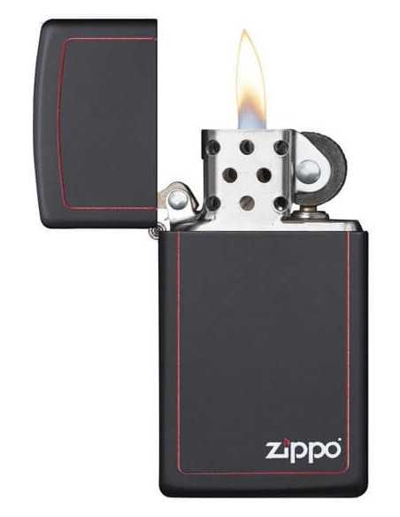 فندک زیپو Zippo 1618ZB (Slim Black Matte Border)