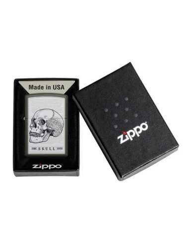 فندک زیپو طرح جمجمه Zippo 49602 (SKULL DESIGN)