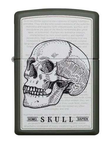 خرید فندک زیپو طرح جمجمه Zippo 49602 (SKULL DESIGN)