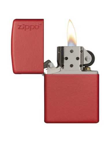 فندک زیپو قرمز مات Zippo 233ZL (RED MATTE)