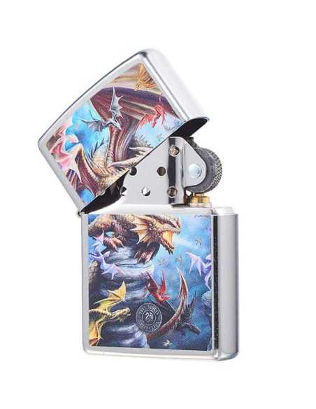 فندک زیپو طرح اژدها Zippo 49104 ( ANNE STOKES COLLECTION)