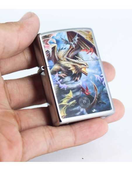 فندک زیپو طرح اژدها Zippo 49104 ( ANNE STOKES COLLECTION)