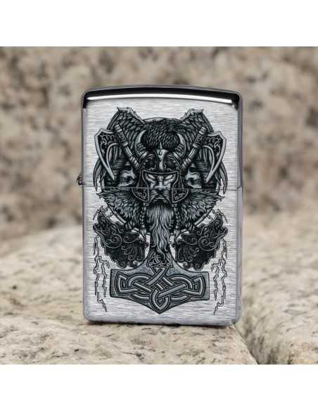 فندک زیپو طرح وایکینگ Zippo 49777 (VIKING DESIGN)