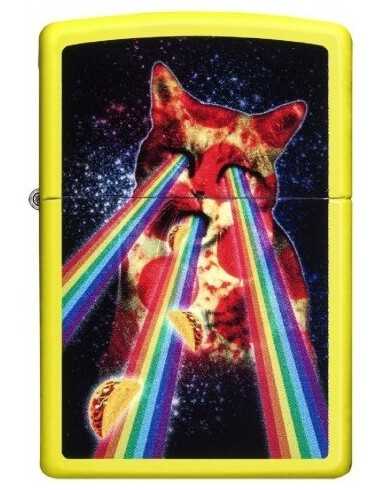 خرید فندک زیپو طرح گربه Zippo 29614 (PIZZA CAT DESIGN)
