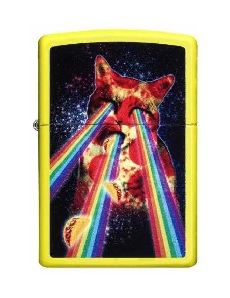 خرید فندک زیپو طرح گربه Zippo 29614 (PIZZA CAT DESIGN)