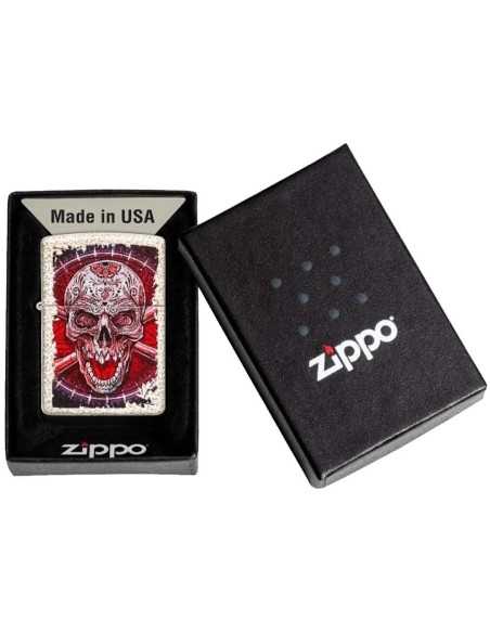 فندک زیپو طرح جمجمه Zippo 49410 (SKULL)