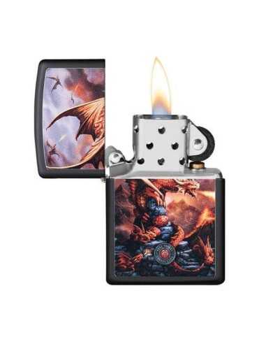 فندک زیپو طرح اژدها Zippo 49097 (ANNE STOKES COLLECTION)