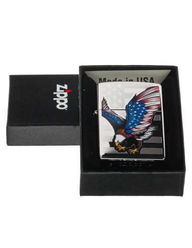 فندک زیپو طرح عقاب Zippo 28449 (EAGLE FLAG)