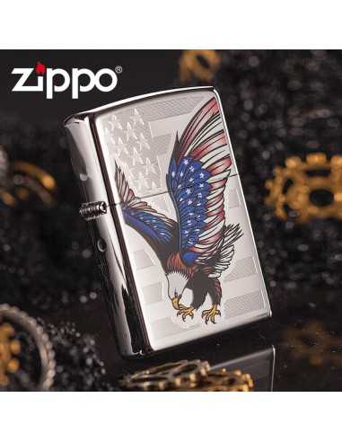 فندک زیپو طرح عقاب Zippo 28449 (EAGLE FLAG)