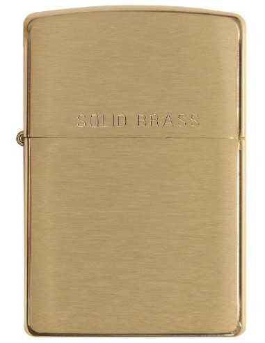 فندک زیپو طلایی Zippo 204 (BRUSH FINISH BRASS)