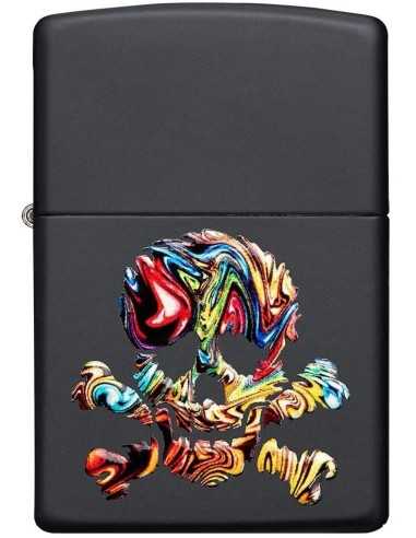 خرید فندک زیپو طرح جمجمه Zippo 49187 (SKULL DESIGN)