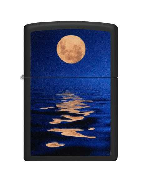 فندک زیپو طرح ماه شب تاب Zippo 49810 (FULL MOON)