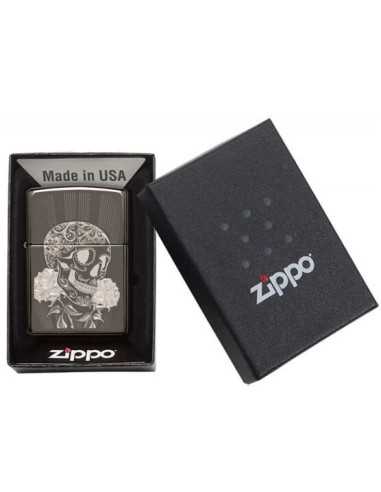 فندک زیپو طرح جمجمه Zippo 29883 (FANCY SKULL)