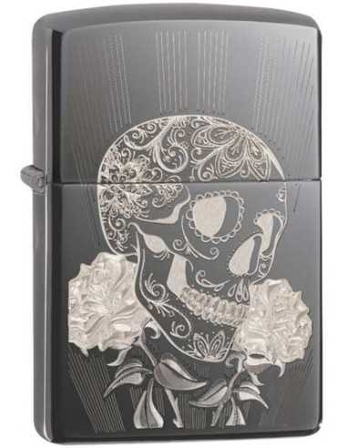 فندک زیپو طرح جمجمه Zippo 29883 (FANCY SKULL)