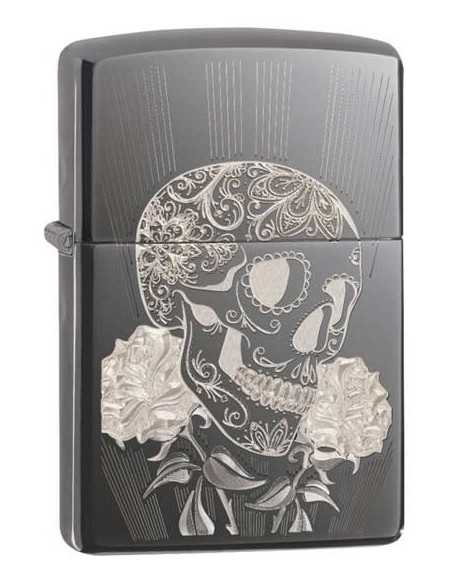 فندک زیپو طرح جمجمه Zippo 29883 (FANCY SKULL)