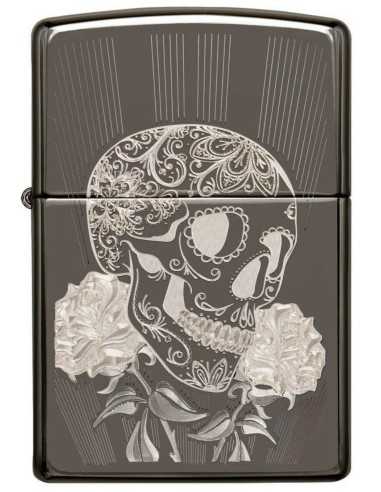 خرید فندک زیپو طرح جمجمه Zippo 29883 (FANCY SKULL)