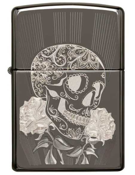 خرید فندک زیپو طرح جمجمه Zippo 29883 (FANCY SKULL)