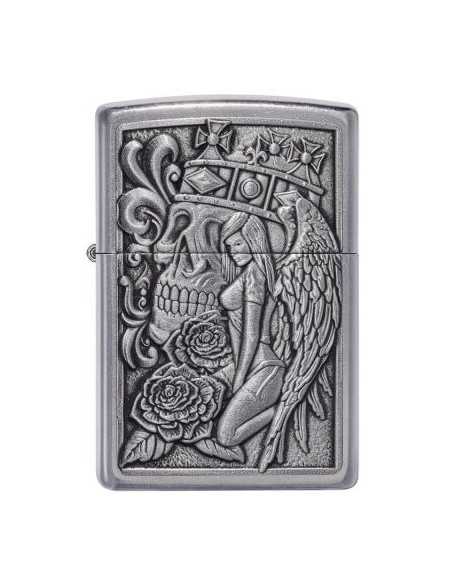 فندک زیپو جمجمه و فرشته Zippo 49442 (SKULL AND ANGEL)