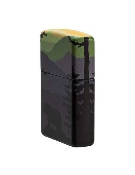فندک زیپو طرح خرس و جنگل Zippo 49482 (BEAR LANDSCAPE)